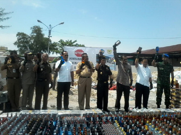 DJBC Riau dan Sumbar Musnahkan Barang Temuan Senilai 5,7 M